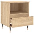 vidaXL Nočné stolíky 2 ks dub sonoma 40x35x50 cm kompozitné drevo