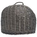 vidaXL Prepravka pre mačku sivá 45x35x35 cm prírodná vŕba