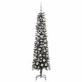 vidaXL Umelý vianočný stromček Zelená 180 cm PVC, plast a oceľ