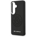Karl Lagerfeld Perforated KL MagSafe case for Samsung Galaxy S26 Black