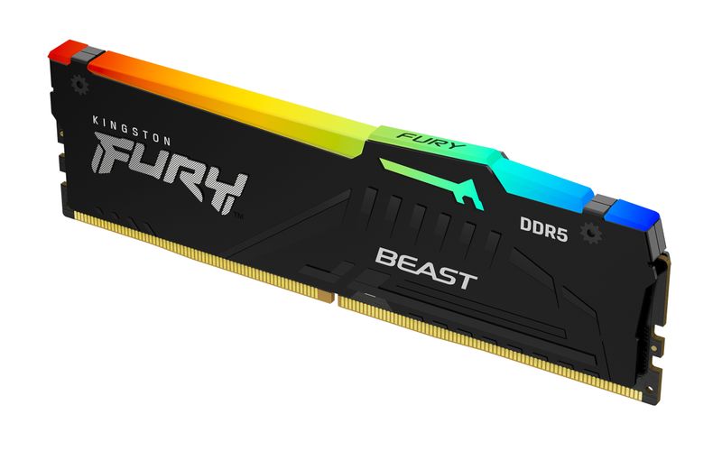Kingston FURY Beast EXPO/DDR5/32GB/6000MHz/CL36/1x32GB/RGB/Black