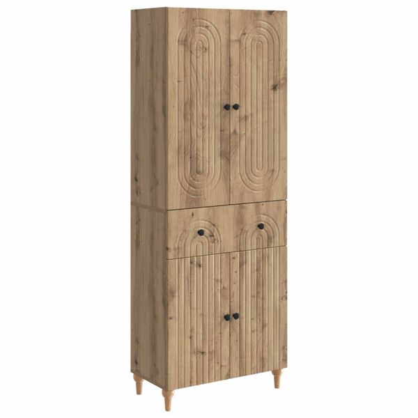 vidaXL Sada skríň 2 pcs 66 x 34,5 x 90 cm Kompozitné drevo