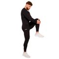 Kompresné legíny High Black - GymBeam, veľkosť M, veľkosť oblečenia M