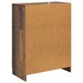 vidaXL Servírovacia skriňa so zásuvkou Staré drevo 66 x 34,5 x 87 cm