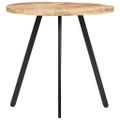 vidaXL Jedálenský stôl 80 cm surové mangovníkové drevo