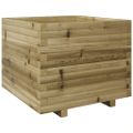 vidaXL Záhradný kvetináč 60x60x49,5 cm impregnovaná borovica