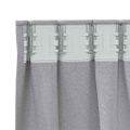 vidaXL Záclony na zatemnenie s krúžkami 2 ks Svetlosivá 260 x 140 cm