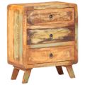 vidaXL Komoda 60x35x75 cm, recyklovaný masív