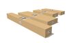 Bioklimatická pergola G21 Austin Premium 3x3 m, antracitová hliníková