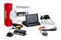 Parkovací asistent TFT02 4,3" s kamerou HD-307-IR 4 senzory strieborné