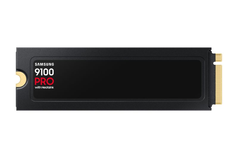 Samsung 9100 PRO/1TB/SSD/M.2 NVMe/Čierna/Heatsink/5R SAMSUNG 9100 PRO Heatsink 1TB SSD / M.2 2280 / PCIe 5.0 4x NVMe / Interný