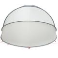 vidaXL Bazénový kopulovitý stan 430 x 430 x 210 cm Šedá a oranžová