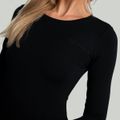 Dámske tričko s dlhým rukávom MERINO I Black - STRIX, veľkosť M, veľkosť oblečenia M