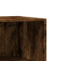 vidaXL Šatník dymový dub 77x48x102 cm kompozitné drevo