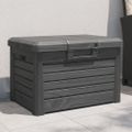 vidaXL Vonkajší box na vankúše antracit 73x50,5x46,5 cm polypropylén