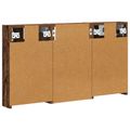 vidaXL Set kabinetov do kúpeľne 3 ks 90 x 10,5 x 50 cm
