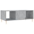 vidaXL Konferenčný stolík betónovo sivý 102x50x40 cm kompozitné drevo