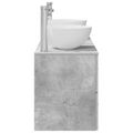 vidaXL Set kabinetov do kúpeľne 3 ks Betónovo sivá 49,5 x 35 x 63 cm