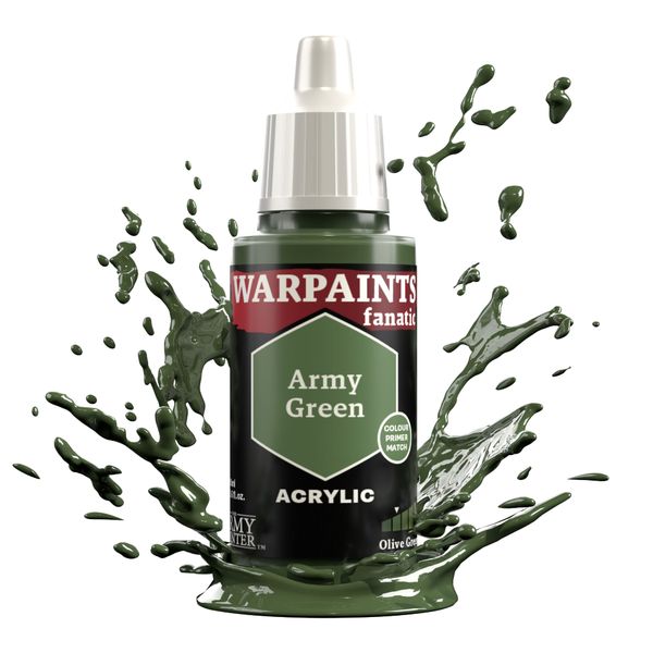 Army Painter: Warpaints Fanatic - Army Green