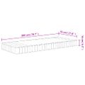 vidaXL Penový matrac stredne mäkký 70x200 cm