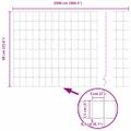vidaXL Euro plot 0,6 x 25 m Železo potiahnuté PVC Sivá