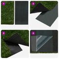 vidaXL Samolepiaca páska na umelú trávu Zelená 15 cm x 10 m
