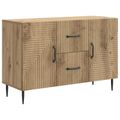vidaXL Servírovacia skriňa Dub artisan 89 x 34,5 x 60 cm
