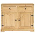 vidaXL Kuchynský ostrovný set 2 ks Medový vosk 112 x 70 x 91,5 cm