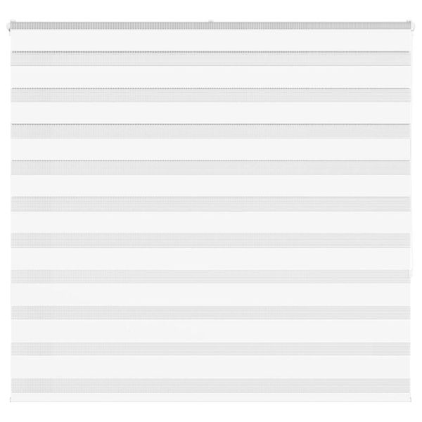 vidaXL Zebra roleta biela 155x150 cm šírka látky 150,9cm polyester