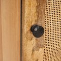vidaXL Highboard s úložiskom Hnedá 90 x 33 x 75 cm Masívne mango drevo