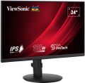 ViewSonic VA2408-HDJ / 23,8"/ IPS/ 16:9/ 1920x1080/ 1ms/ 100Hz/ 250cd/m2/ HDMI / VGA / DP / výšk. nast. LED monitor, 23,8", IPS, 1920×1080, 16:9, 100Hz, 5ms, 250cd/m2, HDMI, DisplayPort, VGA, PIVOT, en. tr. E, cerný