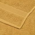 vidaXL Osušky do kúpeľne FROGN 10 ks zlaté 100x150 cm 360 g/m²