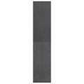 vidaXL Knižnica/deliaca stena sivá 40x30x135,5 cm masívna borovica