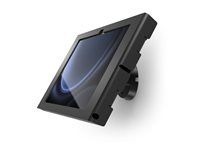 Skriňa - landscape/portrét, naklápanie, odkryté predné/zadné kamery a senzory - pre tablet - uzamykateľný - kovový rám - čierna - montáž na stenu - pre Samsung Galaxy Tab S10 FE, Tab S10 Lite, Tab S11, Tab S9, Tab S9 FE