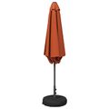 vidaXL Záhradný slnečník s podstavcom 230 x 230 cm Polyester
