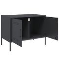 vidaXL TV skrinky 2 ks antracitové 68x39x50,5 cm oceľ