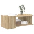 vidaXL Konferenčný stolík Dub sonoma 90 x 50 x 33 cm Kompozitné drevo