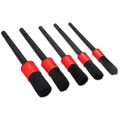 Sada mäkkých presných štetiec na čistenie auta CAR DETAILING BRUSH 5 SOFT, 5ks SIXTOL