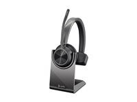 Voyager 4300 UC series - slúchadlá - náhlavné - Bluetooth - bezdrôtové, káblové - USB-C - čierna - certifikované pre Microsoft Teams, certifikované pre Zoom