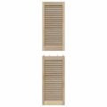 vidaXL Skříňové dvere s dverami 4 ks Prírodná 170 x 2,1 x 39,5 cm