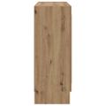 vidaXL Knižnica dub artisan 82,5x30,5x80 cm kompozitné drevo
