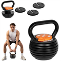 Kettlebell litinový nastaviteľný 9 kg REBEL ACTIVE RBA-2324-9
