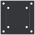 vidaXL podstavce stĺpikov štvorcové 4 ks Antracit 121x121 mm