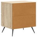 vidaXL Nočný stolík 2 ks Dub sonoma 43 x 34,5 x 47,5 cm