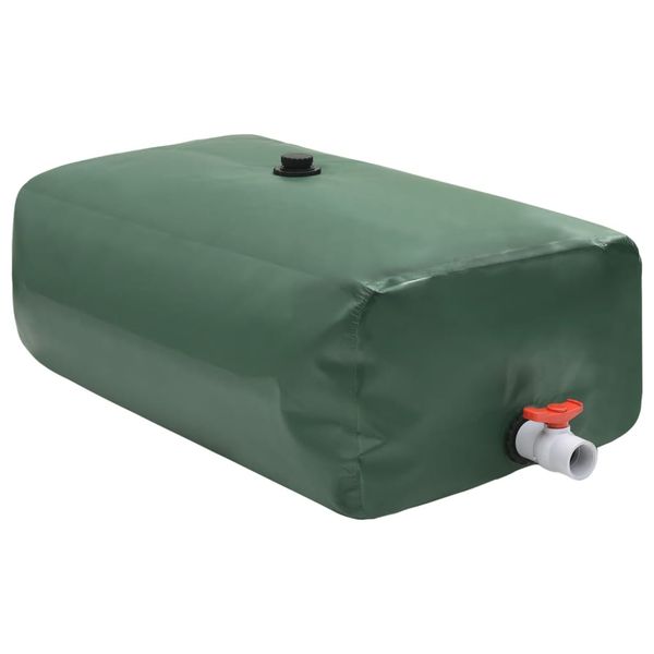 vidaXL Nádrž na vodu s kohútikom skladacia 500 l PVC