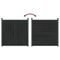 vidaXL Plotový panel sivý 699x186 cm WPC