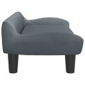 vidaXL Pelech pre psa tmavosivý 70x40x24 cm zamat