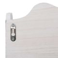 vidaXL Nástenný vešiak biely 50x10x30 cm drevený