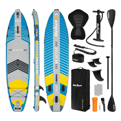 Paddleboard SUP REBEL ACTIVE PRO RBA-4518-BL modrý, nosnosť 220kg