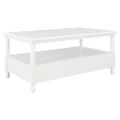 vidaXL Konferenčný stolík biely 100x55x45 cm drevo